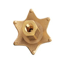 Slangebrudsventil 1/4" NPT, muffe med stjerneomløber, 4 l/min. Væskegas, alu-truck flaske